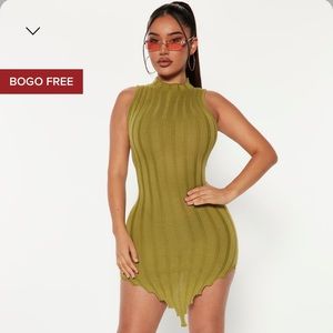 Knit mini dress